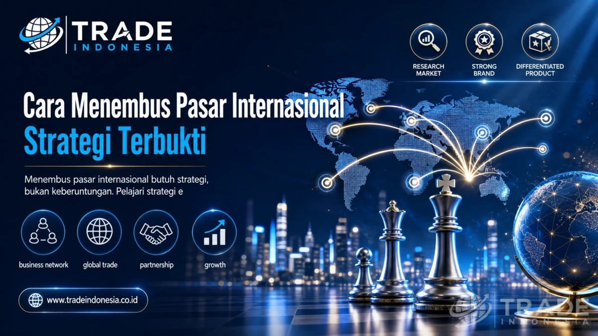 Ada sejumlah cara untuk menembus pasar internasional dengan menemukan buyer luar negeri yang tepat. (Foto: Trade Indonesia)