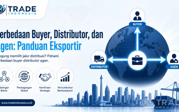 Memahami perbedaan buyer, distributor, agen penting sebelum perusahaan menentukan strategi masuk ke pasar luar negeri. (Ilustrasi: Trade Indonesia).