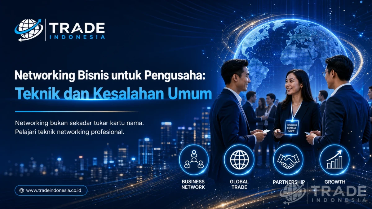 Networking Bisnis untuk Pengusaha: Teknik, Etika, dan 7 Kesalahan yang Harus Dihindari_Tradeindonesia.co.id