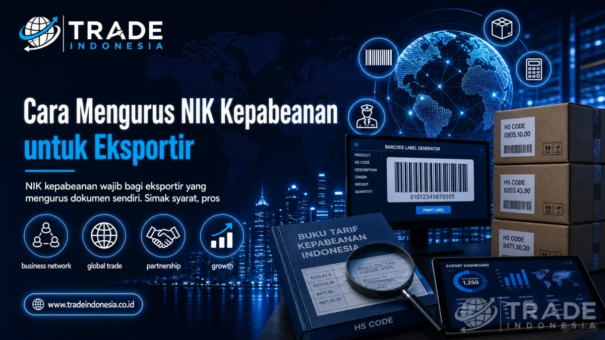 Cara Mengurus NIK Kepabeanan untuk Eksportir_Tradeindonesia.co.id