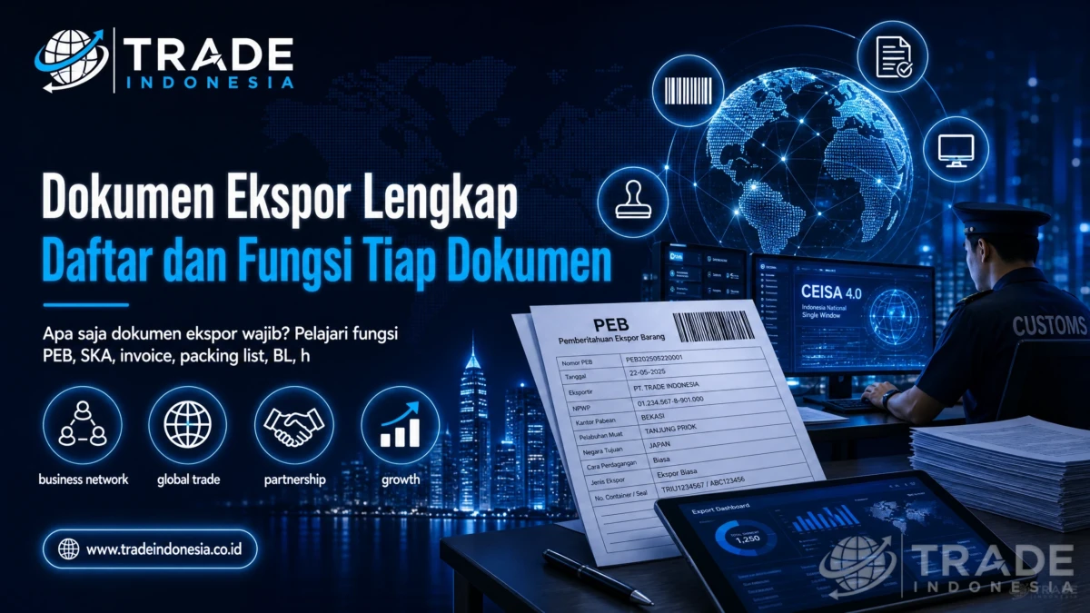 Dokumen Ekspor Lengkap: Fungsi, Waktu, dan Checklist Praktis_Tradeindonesia.co.id